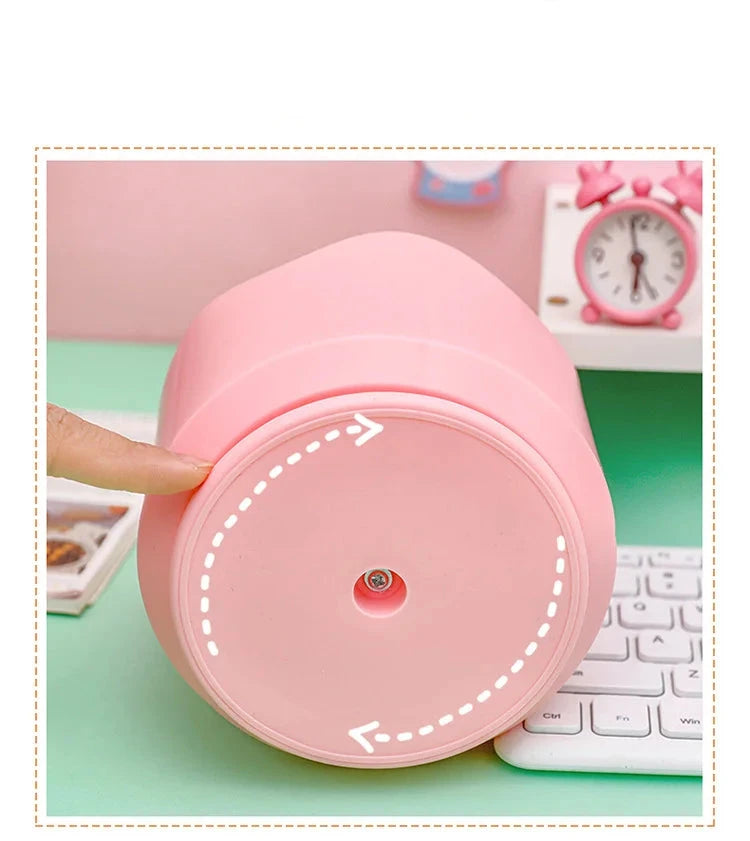 Large Capacity Rotating Pen Holder and Storage Box