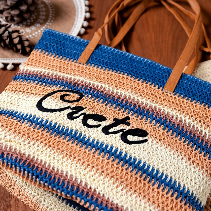 Straw Beach Shoulder n Tote Bag