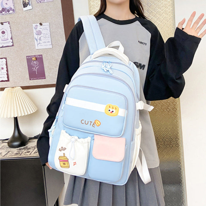 Large Capacity Trendy Korean Style Girls Backpack
