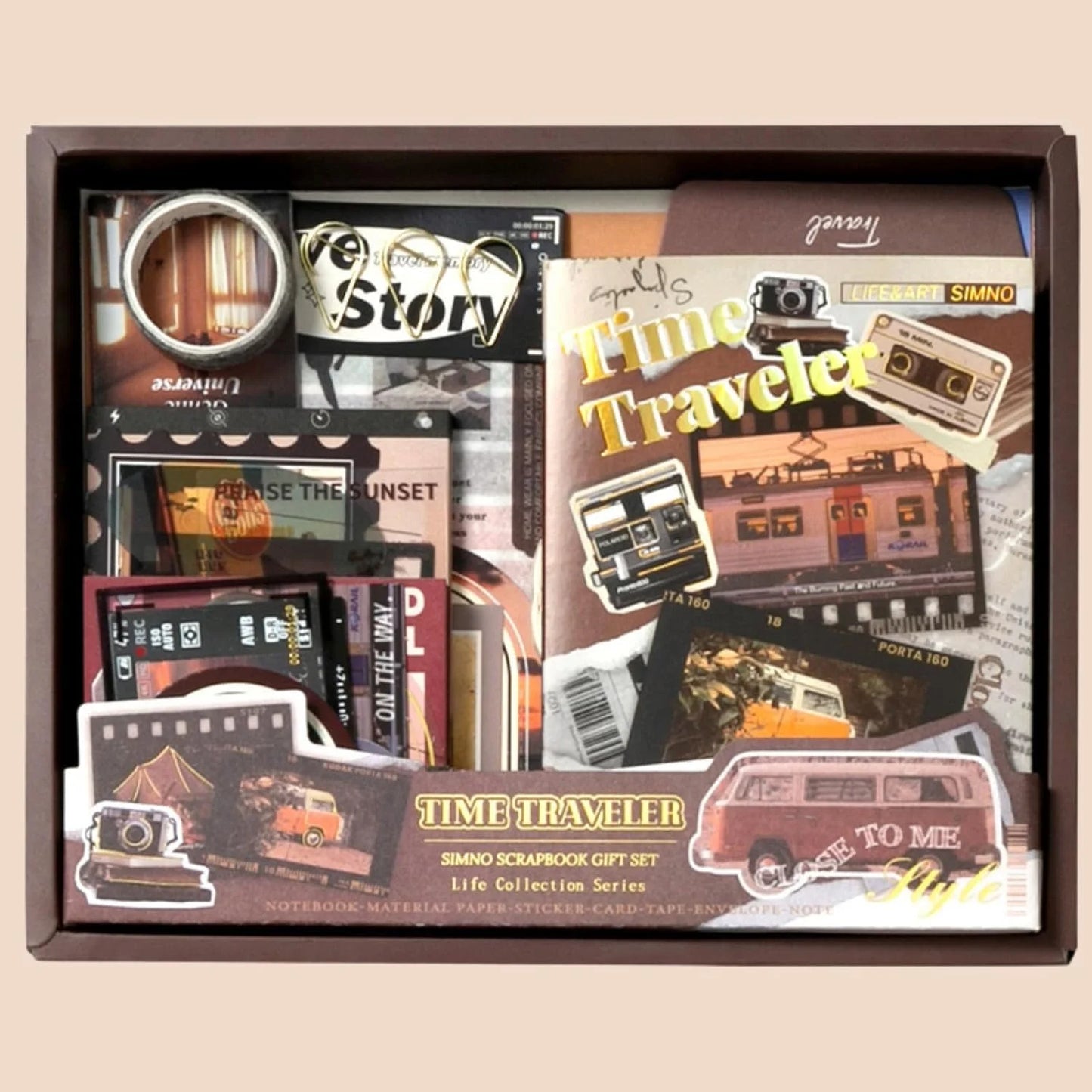 Time Traveler Series Scrapbook Gift Set