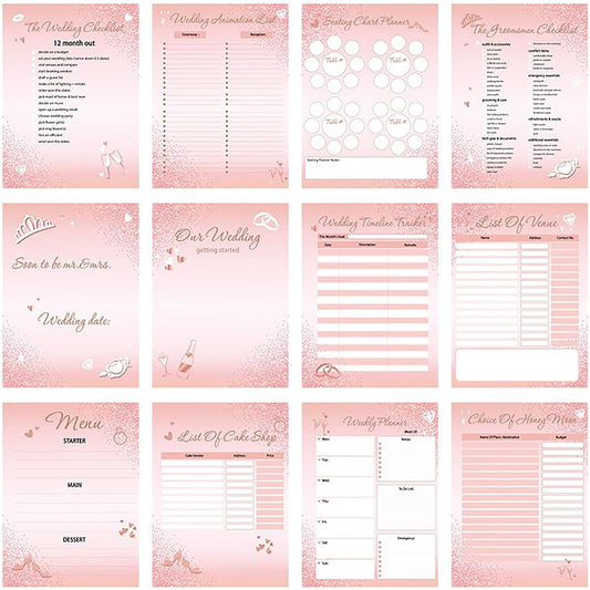 Luxury Wedding Planner – Bride’s Organizer & Checklist Notebook