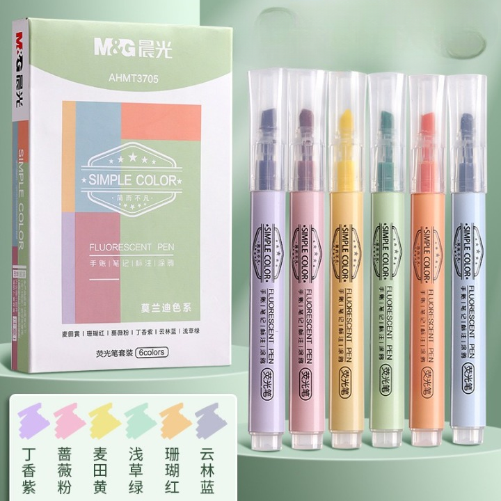 M&G Macaron Colors Highlighter Set Of 6