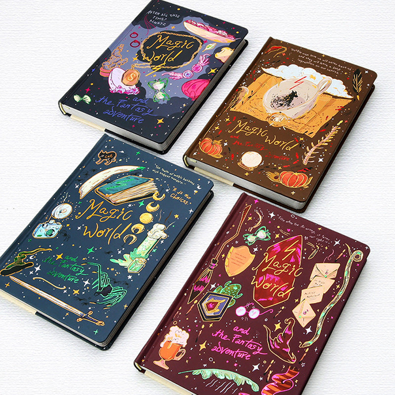 Magic World Designed Pages Journal Diary