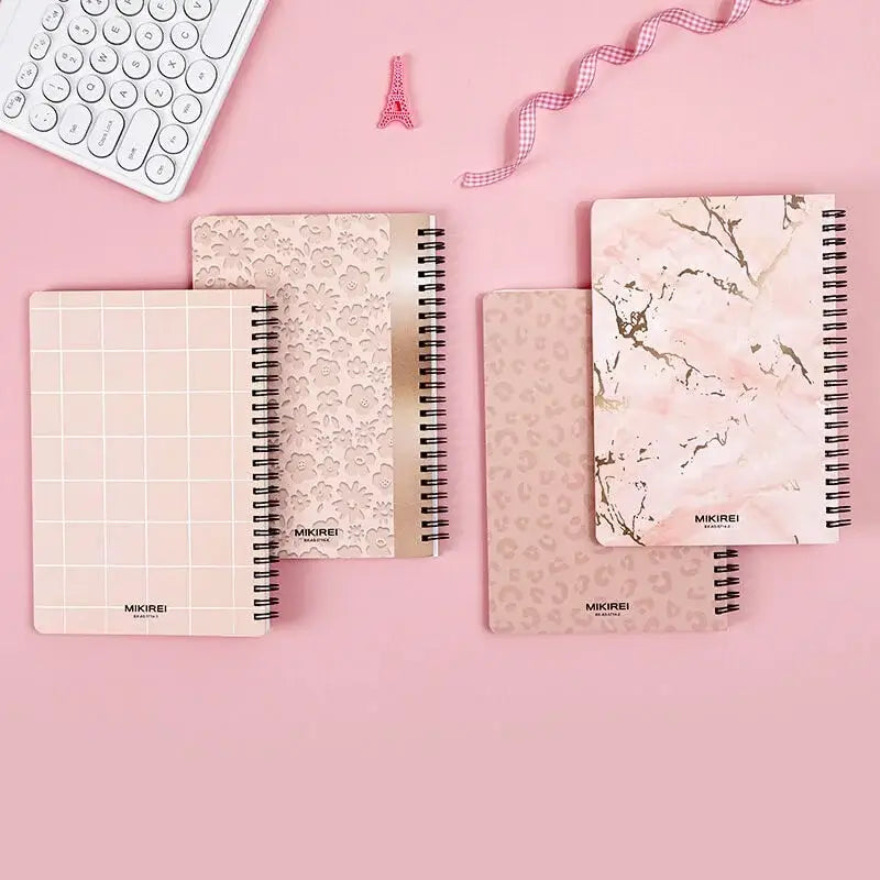 Marble Design Soft Cover Lined Notebooks