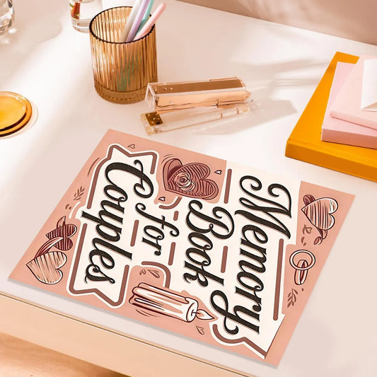 Memory Book for Couples – Scrapbook & Journal for Shared Moments
