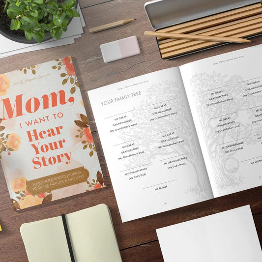 "Mom, I Want to Hear Your Story" Mother's Guided Journal