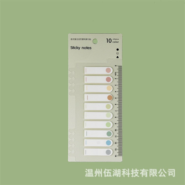 Morandi Color Index Sticky Notes