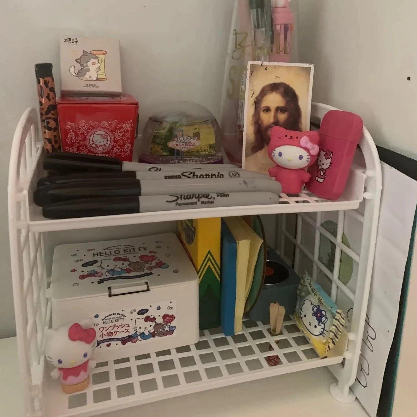 Multifunctional Desktop Stationery Rack and Storage Stand