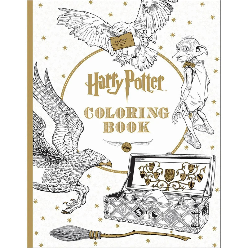 New A4 Harry Potter Coloring Book