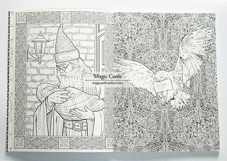 New A4 Harry Potter Coloring Book