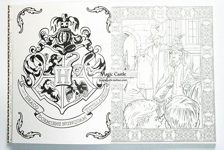 New A4 Harry Potter Coloring Book
