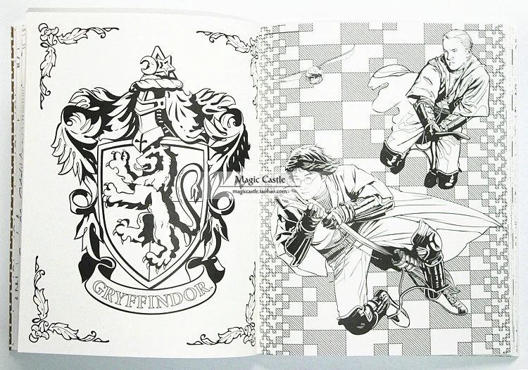 New A4 Harry Potter Coloring Book