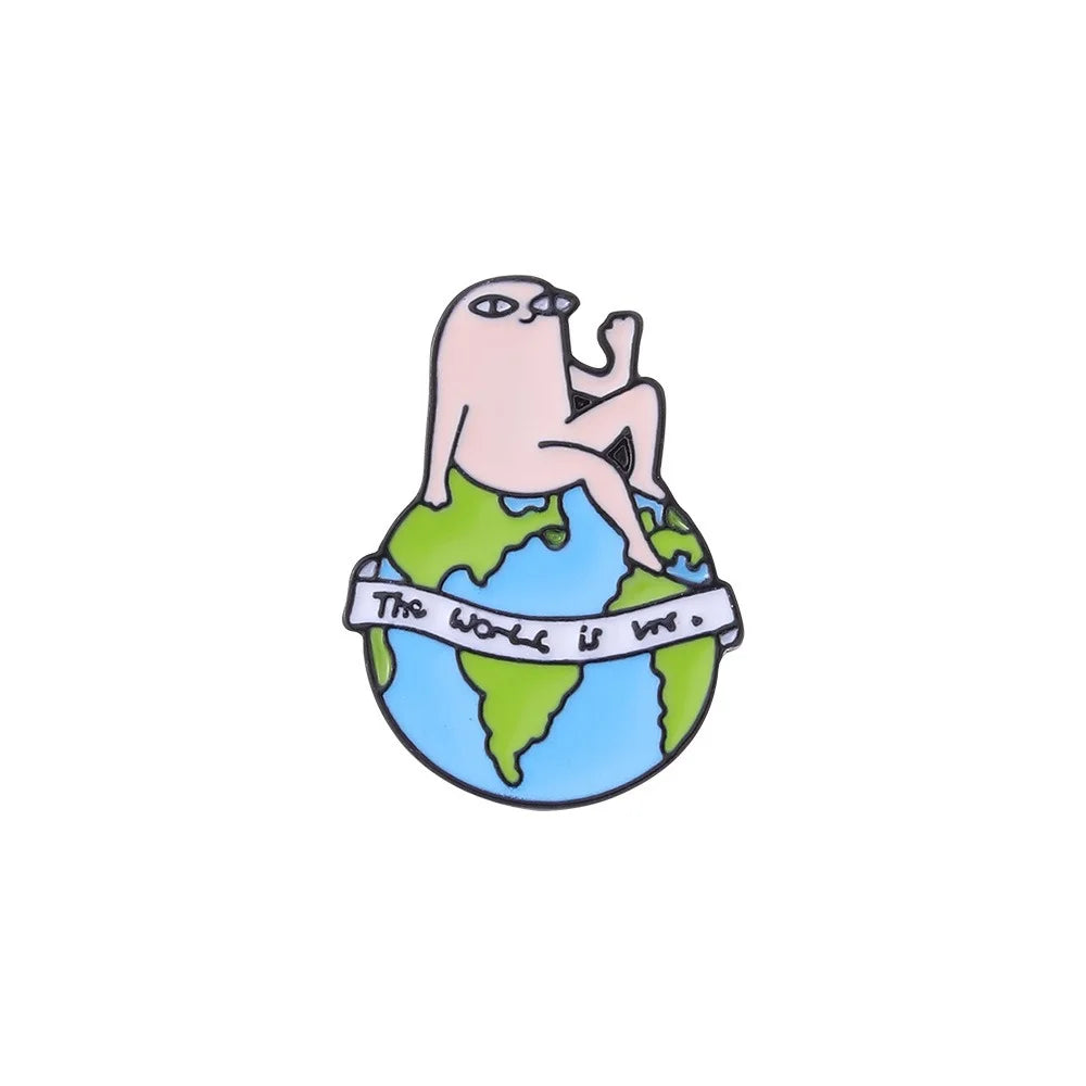 Motivational Quotes Enamel Pin