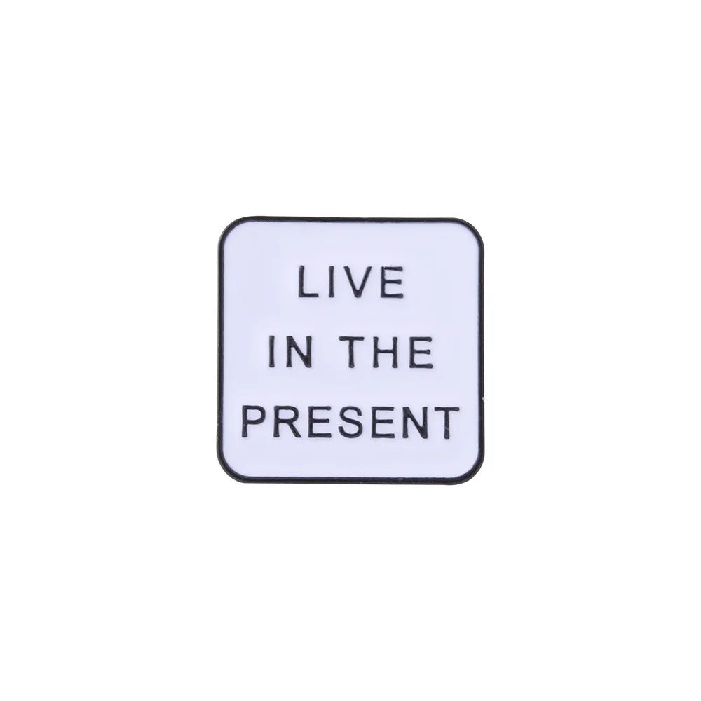Motivational Quotes Enamel Pin