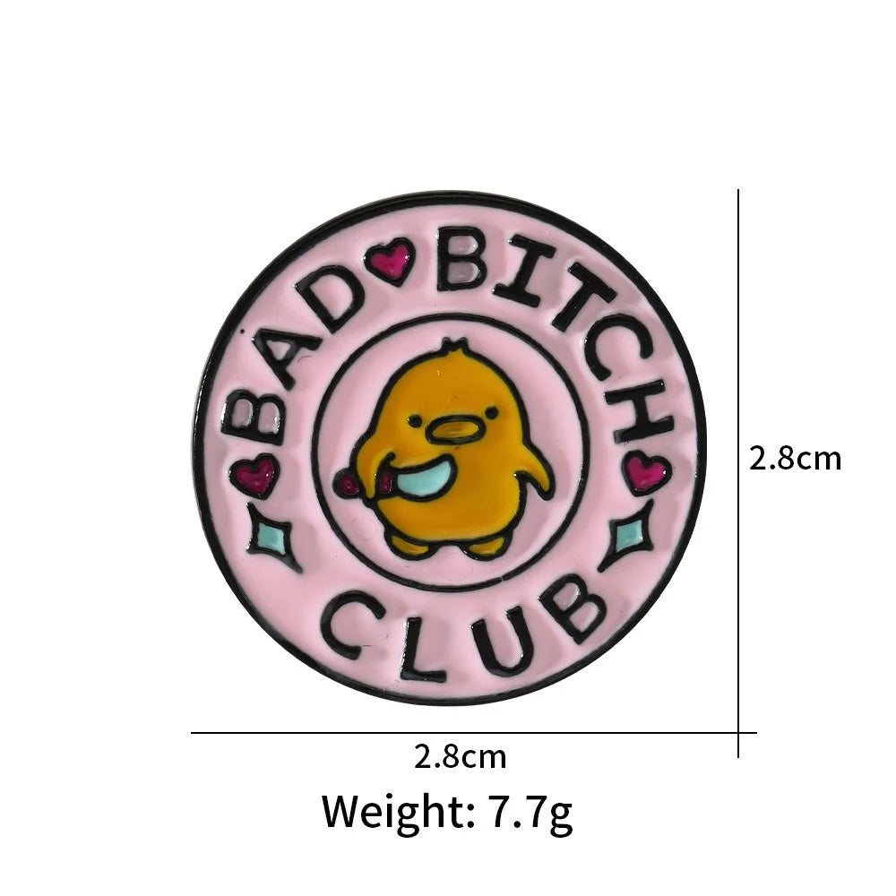Enamel Pin - Bad Bitch Club