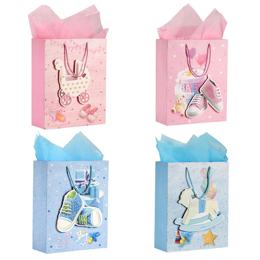 New 3D Born Baby Gift Bag