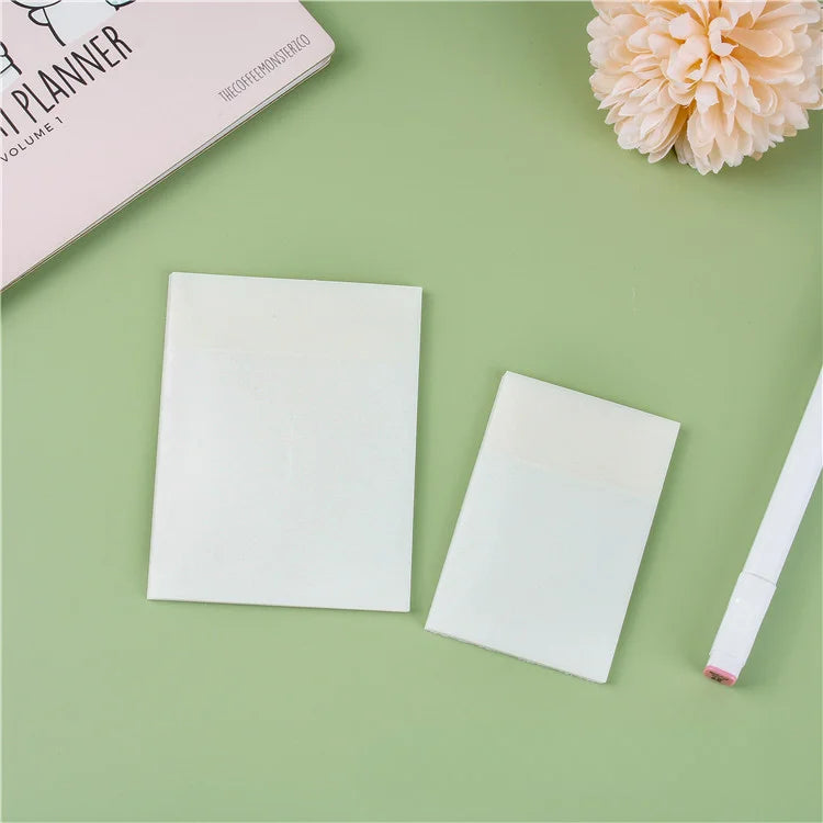 Transparent White Sticky Notes