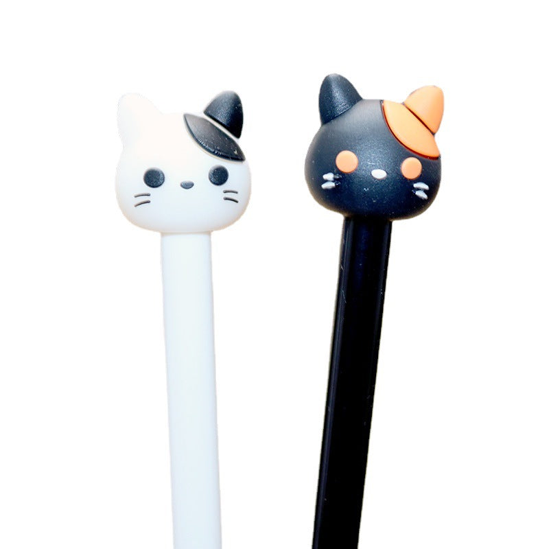 Cute Kitten Paw And Face Top Gel Pen