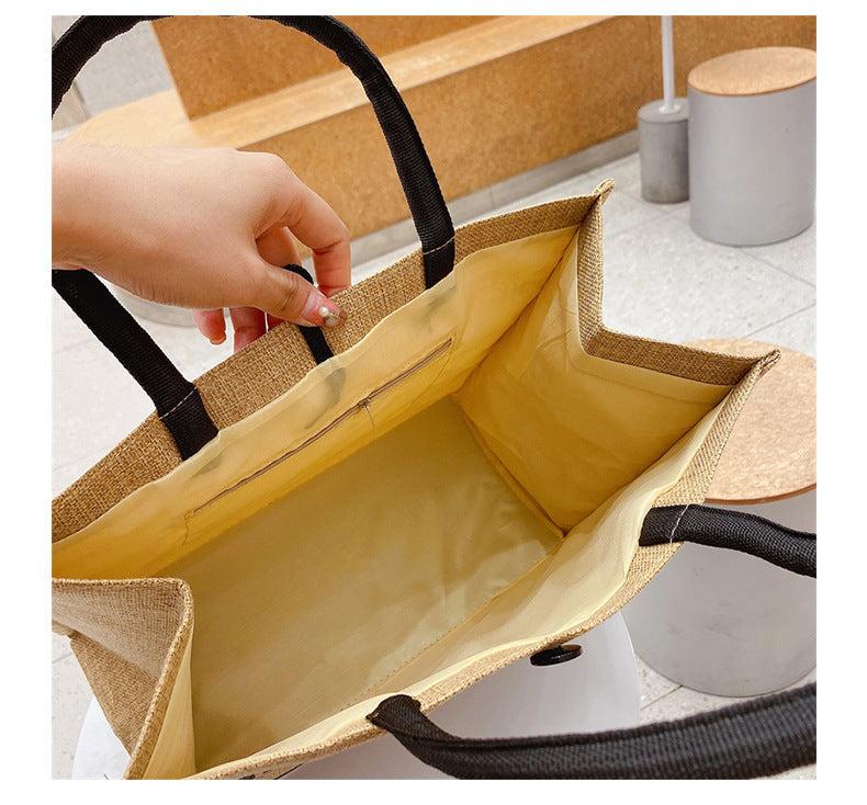 She with Pearl Earrings Boxed Tote