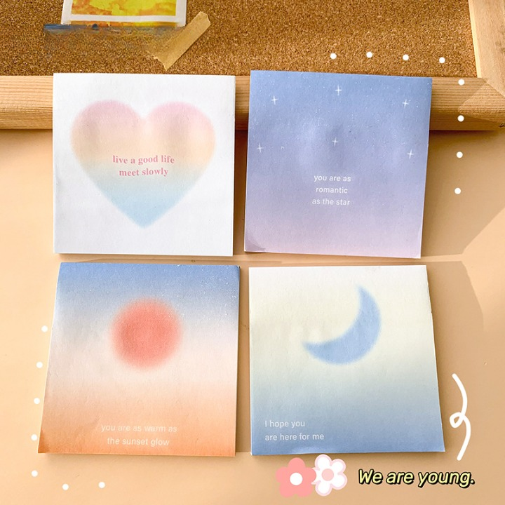 Oil Painting Hearst Sticky Notes Pad Set