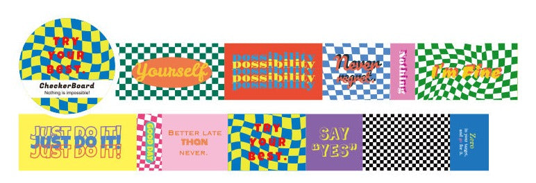 Joy Series PET Sticker Washi Tape
