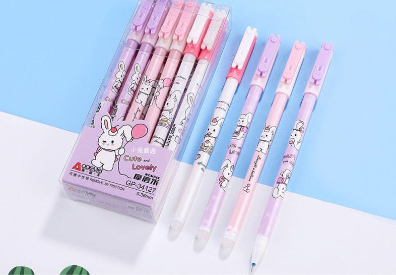 Lucy Bunny Removeable Blue Ink Liquid Gel Pen