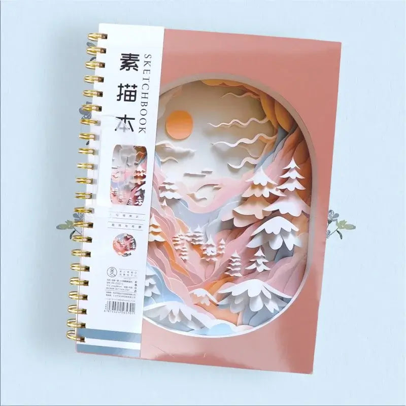 3d Printed Oil Painting Series Hard Shell Sketchbook