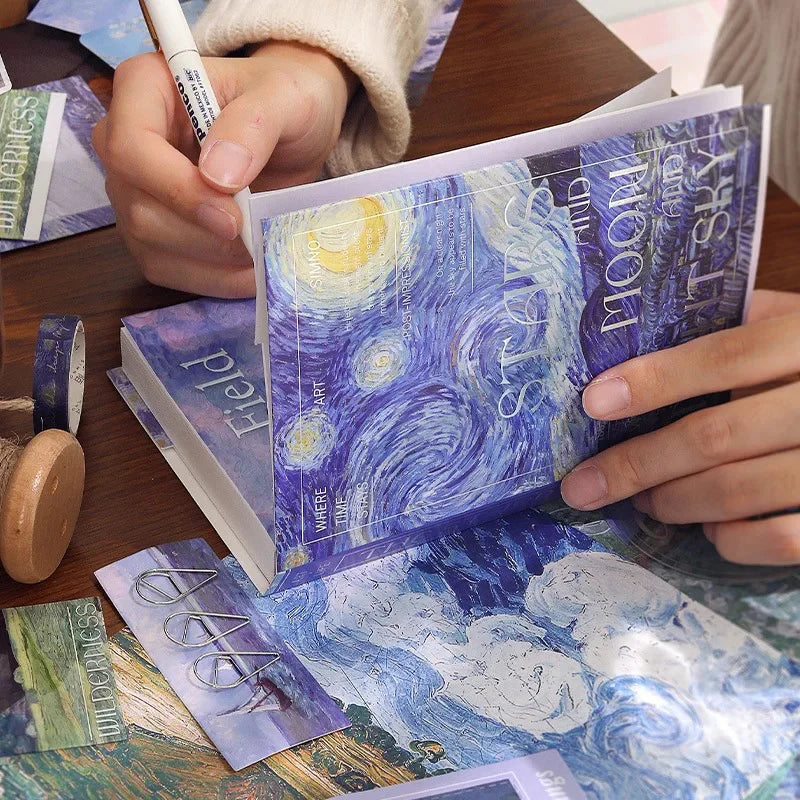 Woman with a Parasol In Morning Breeze Journaling Kit