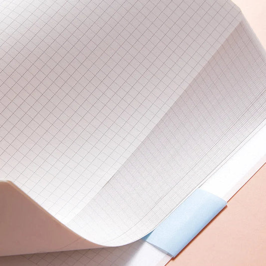 PP Transparent Cover B5 Simplicity Grid Notebook