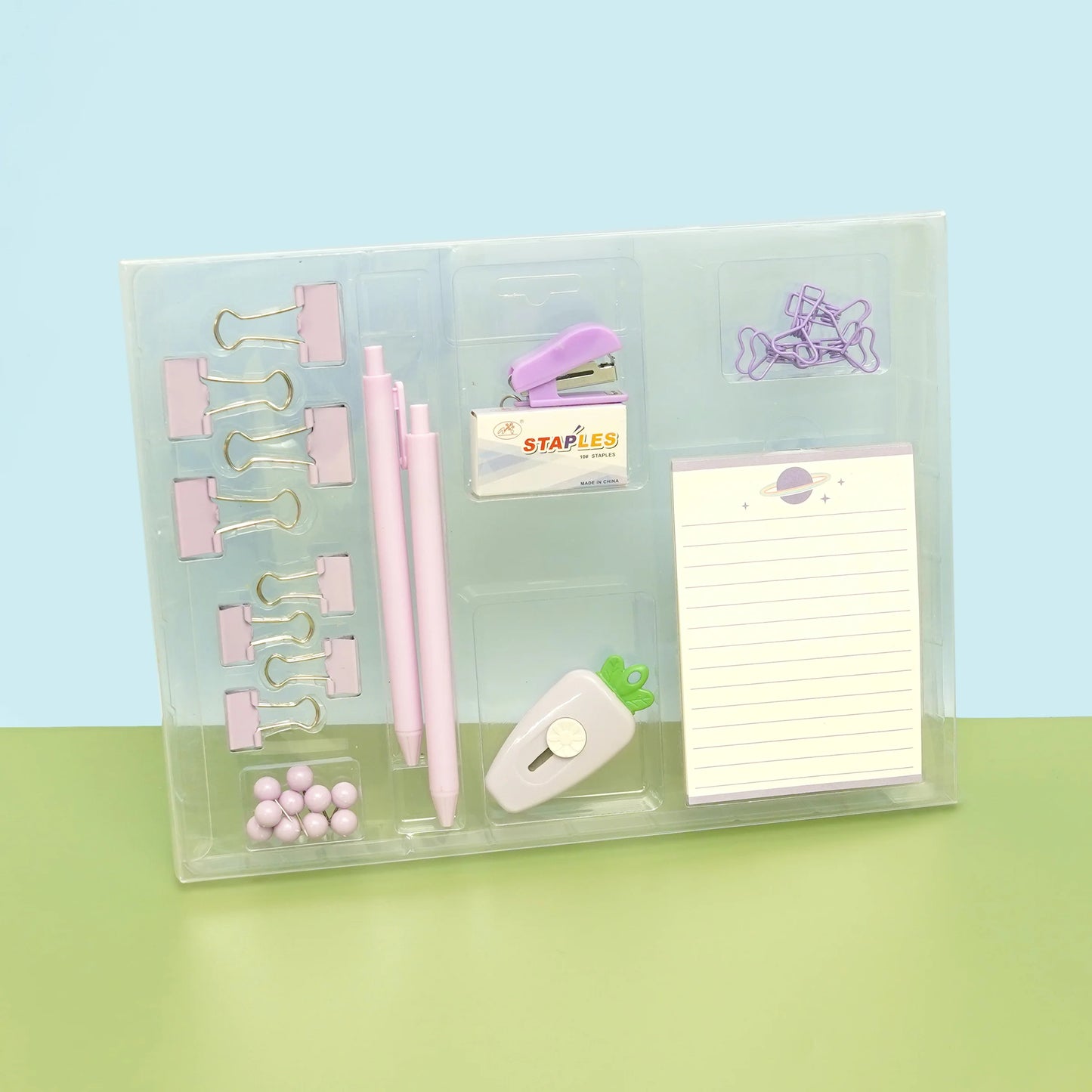 Mix Stationery Set with Thumb Pins