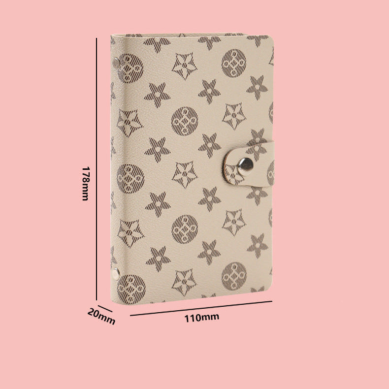 PU Leather Currency Book with Password Lock