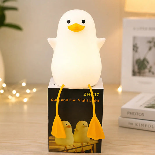 Duck LED Night Lamp with Flexible Legs