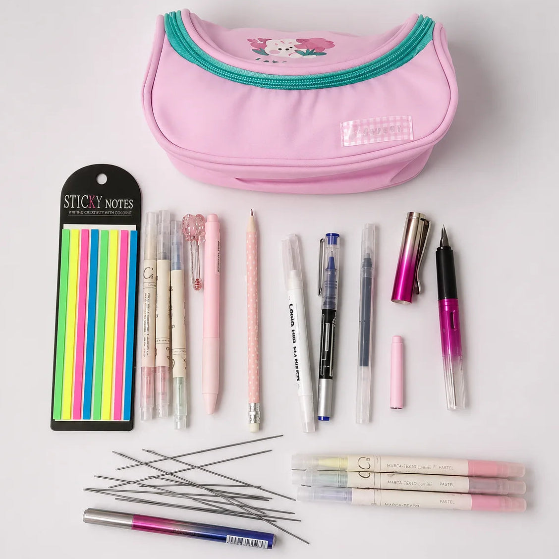 Pink Aesthetic School Stationery Kit