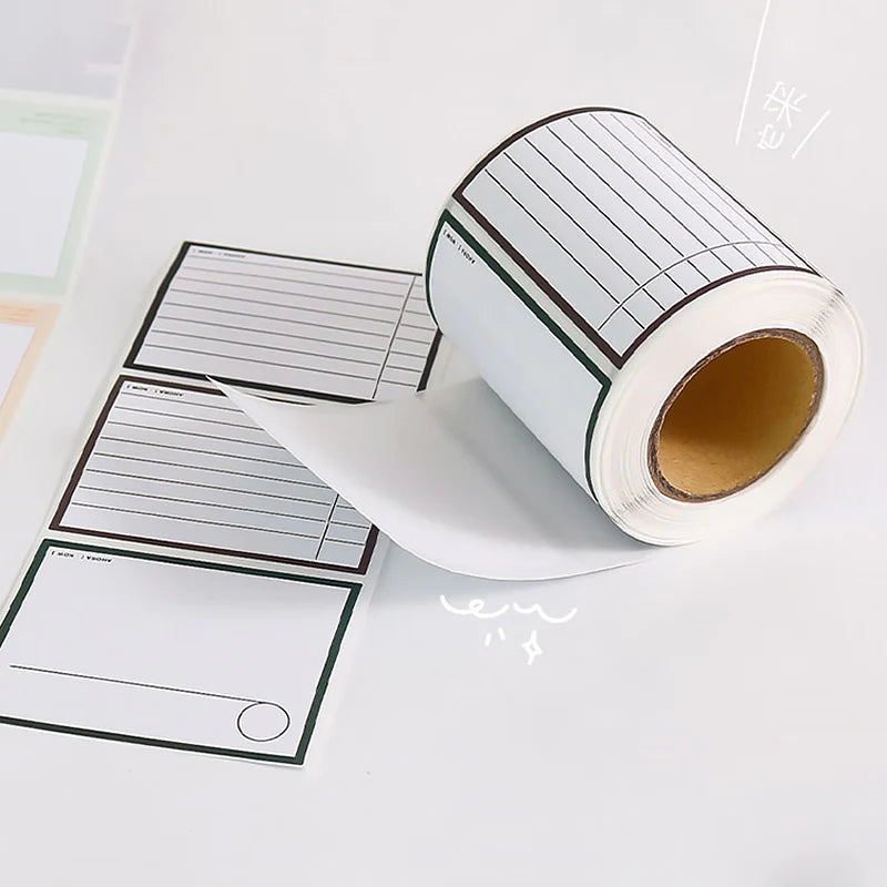 Post-It Memo Roll Sticker and Sticky Notes Label