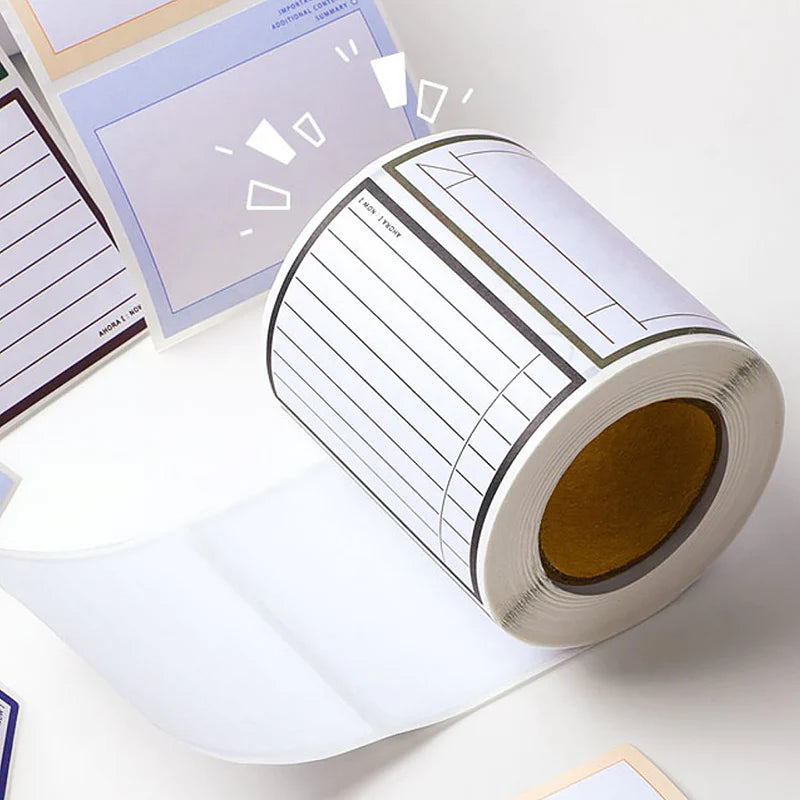 Post-It Memo Roll Sticker and Sticky Notes Label
