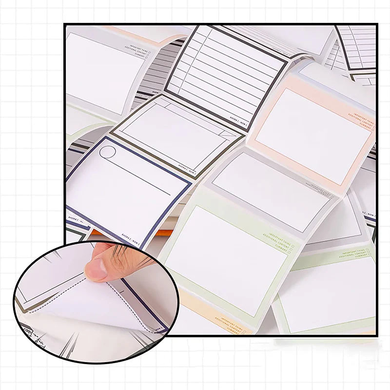 Post-It Memo Roll Sticker and Sticky Notes Label