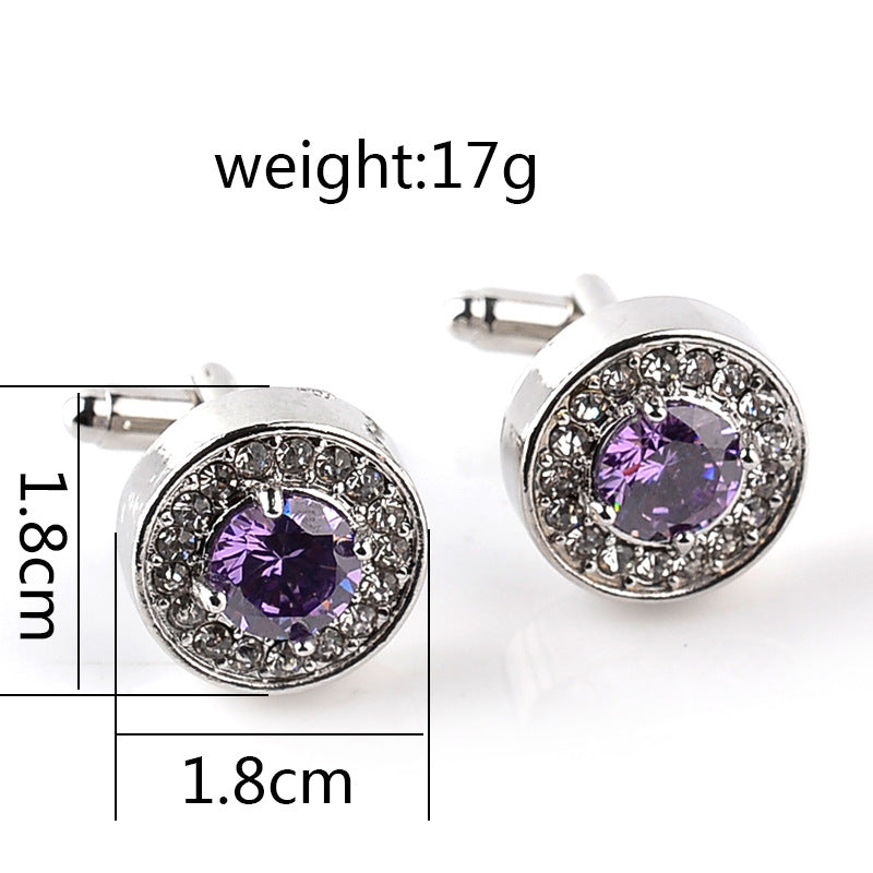 Premium Rhinestone Cufflinks