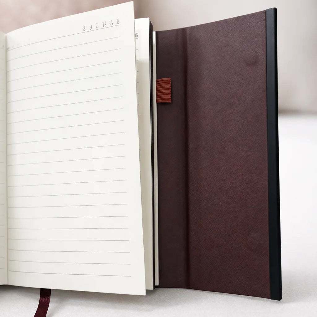 Premium Leather Notebook Gift Box with Metal Pen