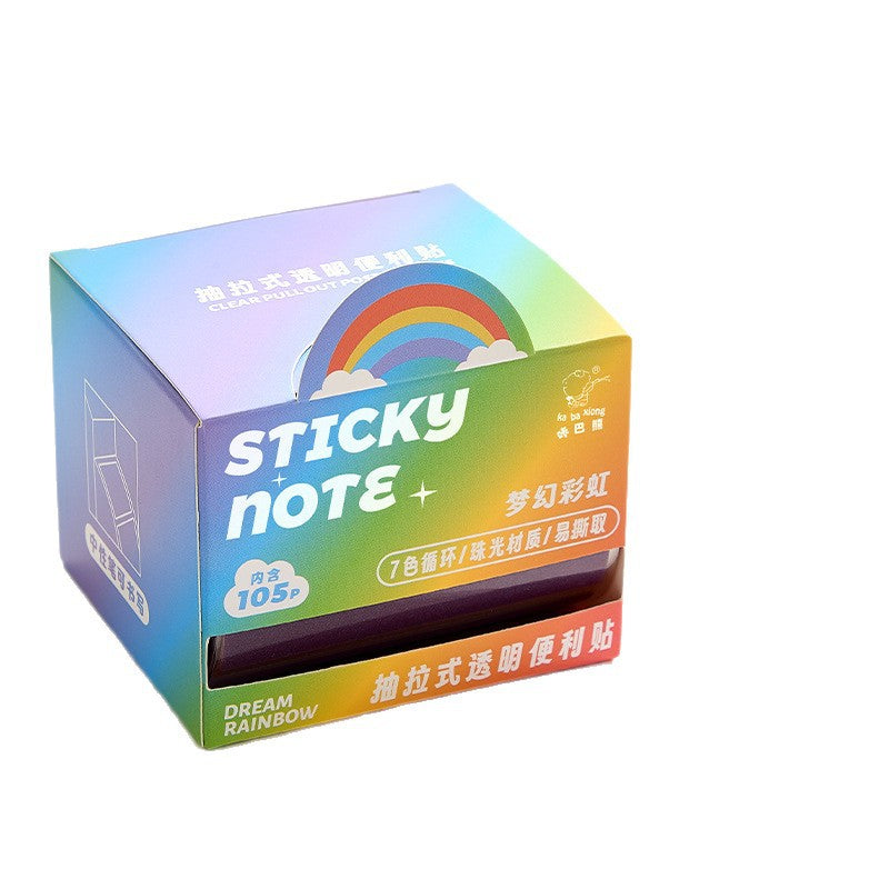 Pull Out Bear Pearlescent Pull-out Sticky Notes