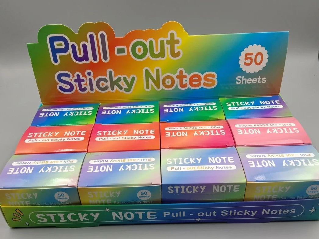 Pull Out Bear Pearlescent Pull-out Sticky Notes