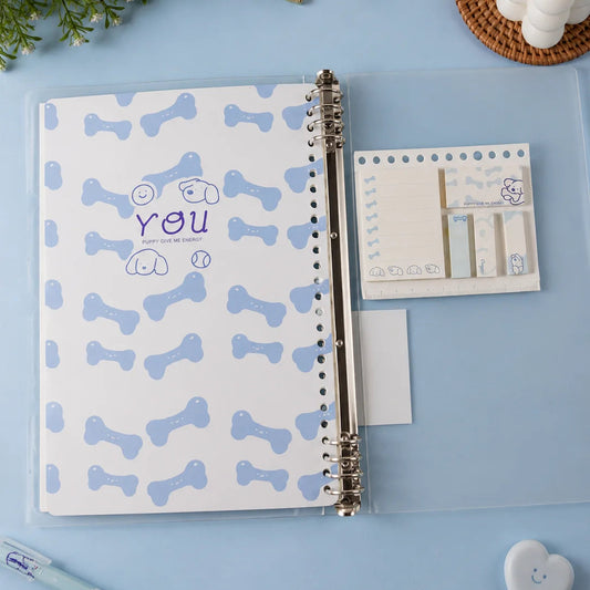 B5 Happy Puppy Paradise Binder Set