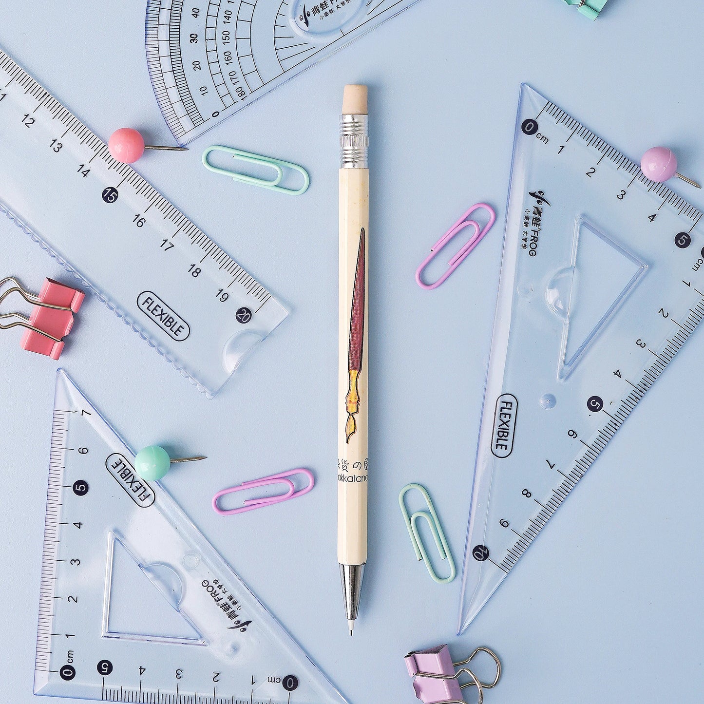 Dots n Stipes Mechanical Pencil with Eraser