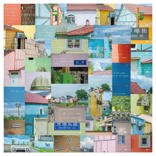 Rainbow Town Decorative Stickers Pack