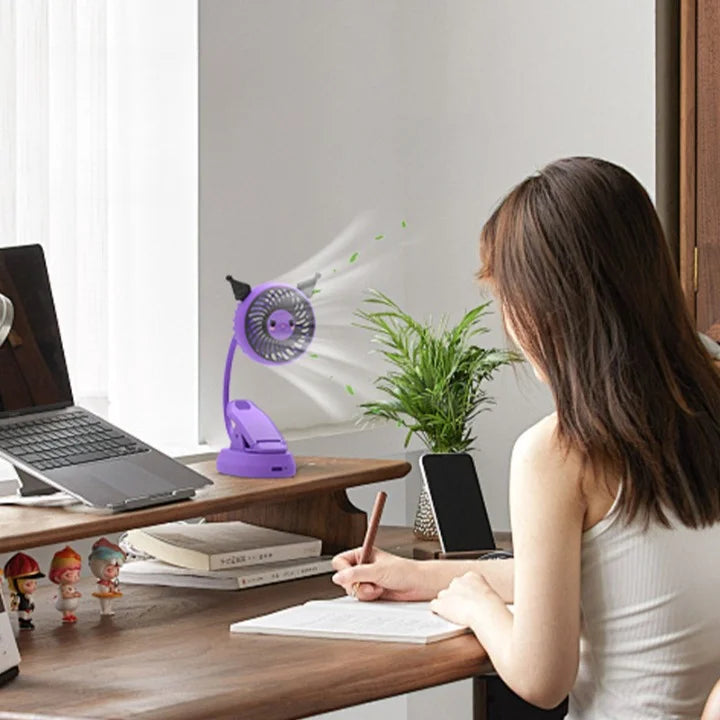 Rechargeable Mini Clip Fan