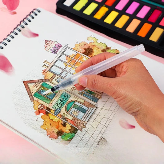 Refillable Watercolor Brush Pen Set