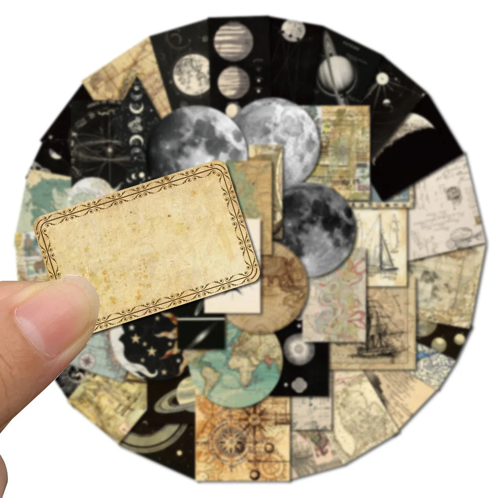 World Map Galaxies Stickers Pack