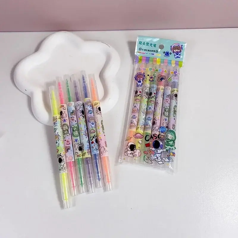 Astronaut Double Head Highlighter Set