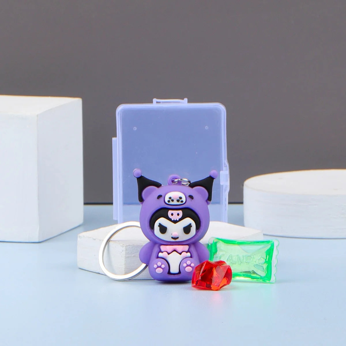 Sanrio keychain Box with Gems
