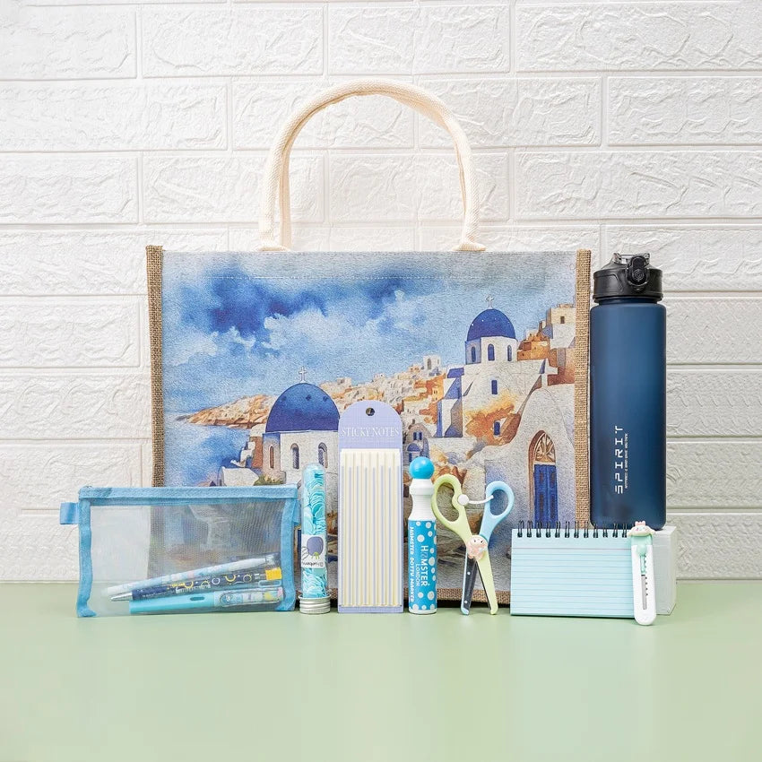 Santorini Stationery Set – A Touch of Greece on Your Desk