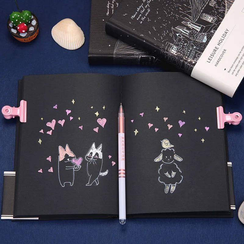 Shell Planet Series Black Cover Journal